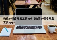 微信小程序开发工具apk（微信小程序开发工具app）